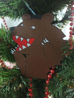 bear meme ornament