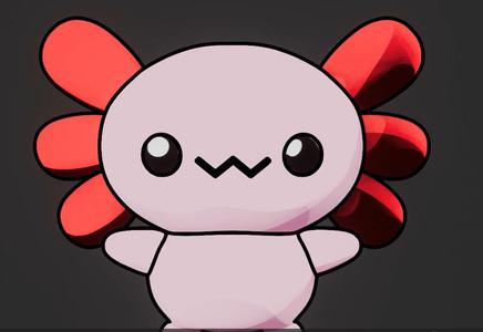 Pink salamander