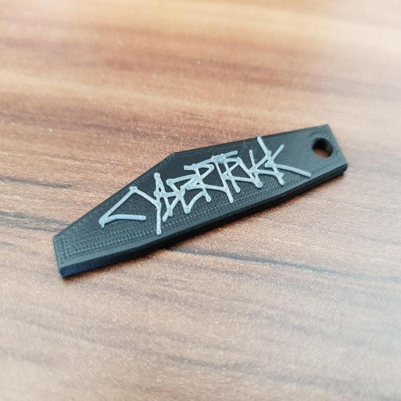 Tesla Cybertruck Keychain - Design 1