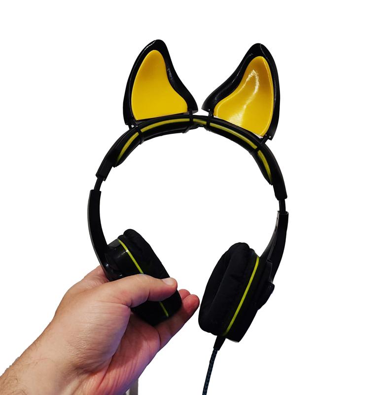 Kitty Ears for Headsets  Perfect for Gamers and Streamers