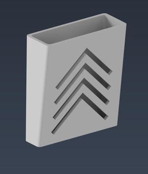 adhesive wall-mounted card holder