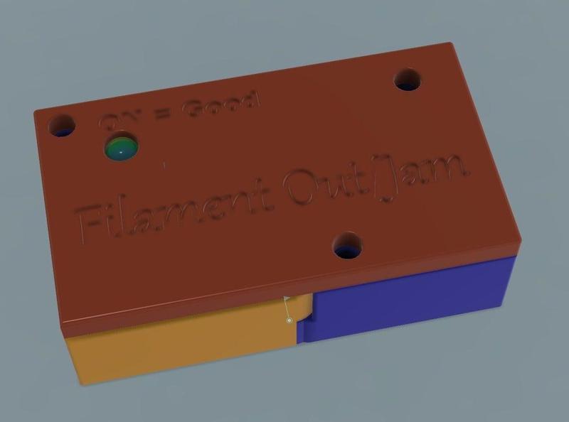Makerbot Switch FILAMENT out/ Filament Jam sensor Marlin 1.1.9