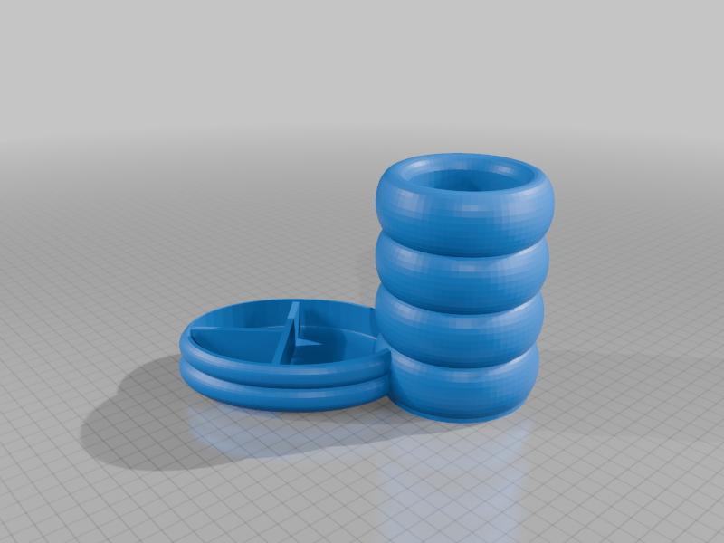 Joyero y porta brochas 