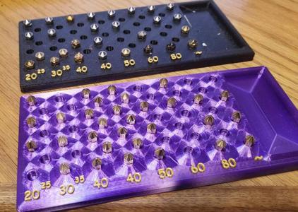 3D printer nozzle rack