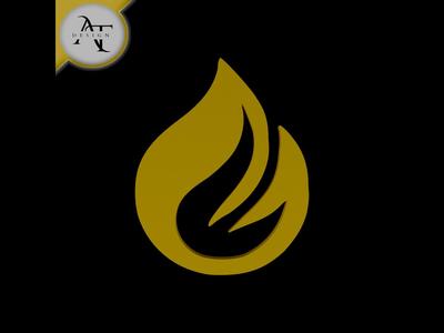 Simple Flame Symbol - 2D Art