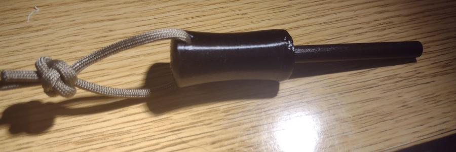 5/16" dia Fire/ferro Steel Rod Handle