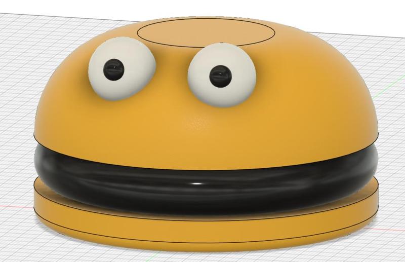 Cartoon Hamburger Buddy – Desktop Decoration