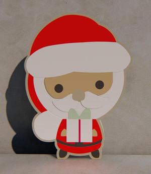 SANTA - PUZZLE - DECORATION - XMAS - ORNAMENTS