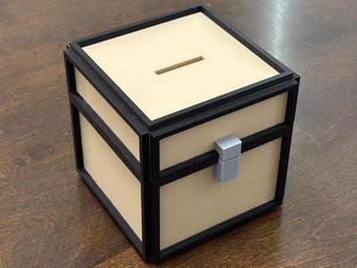 Minecraft Chest Piggy Bank