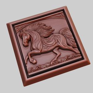 Horse Animal 3D Model for CNC Router Laser & 3D Printer