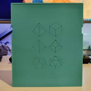 Lid with dice for Dice Tray