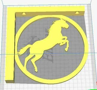 Horse shelf bracket