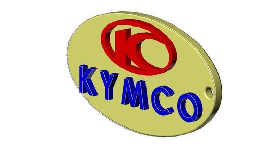 KYMCO MOTORBIKE LOGO KEYRING