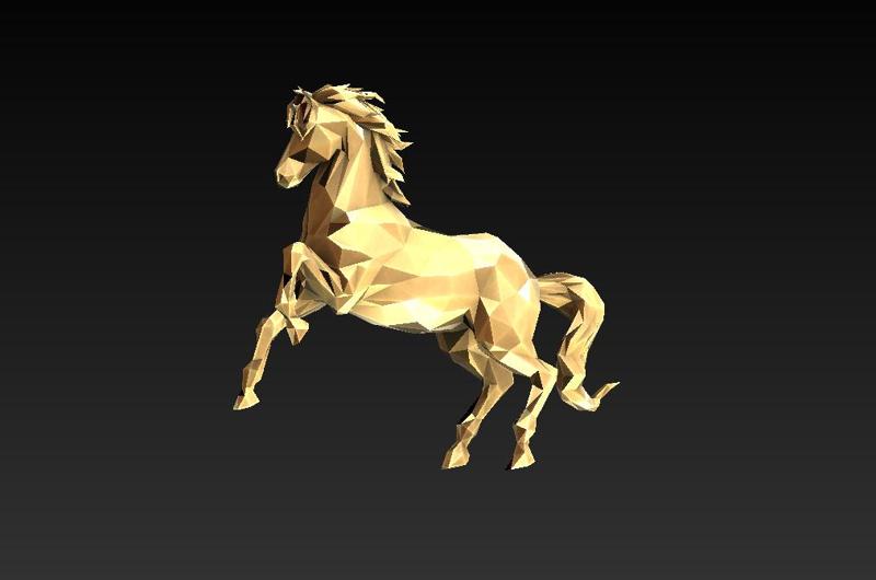 Horse 11 - Low Poly - Excellent Design - Decor
