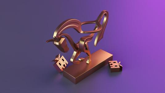 Parametric horse sculpture