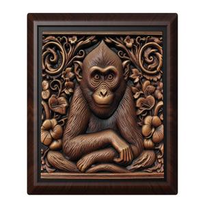 Monkey animal wall art relief wall decor