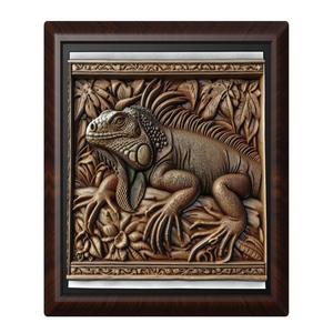 Iguana animal wall art relief wall decor