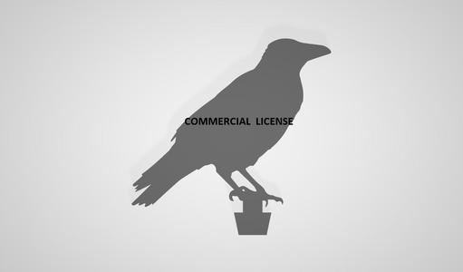 COMMERCIAL LICENSE / RAVEN / BIRD / ANIMAL / HALLOWEEN / CANDLE / CANDLE HOLDER / GIFT / GLASS / STAND / DECORATION / SHADOW / FIGURE / WITHOUT STAND / HOME