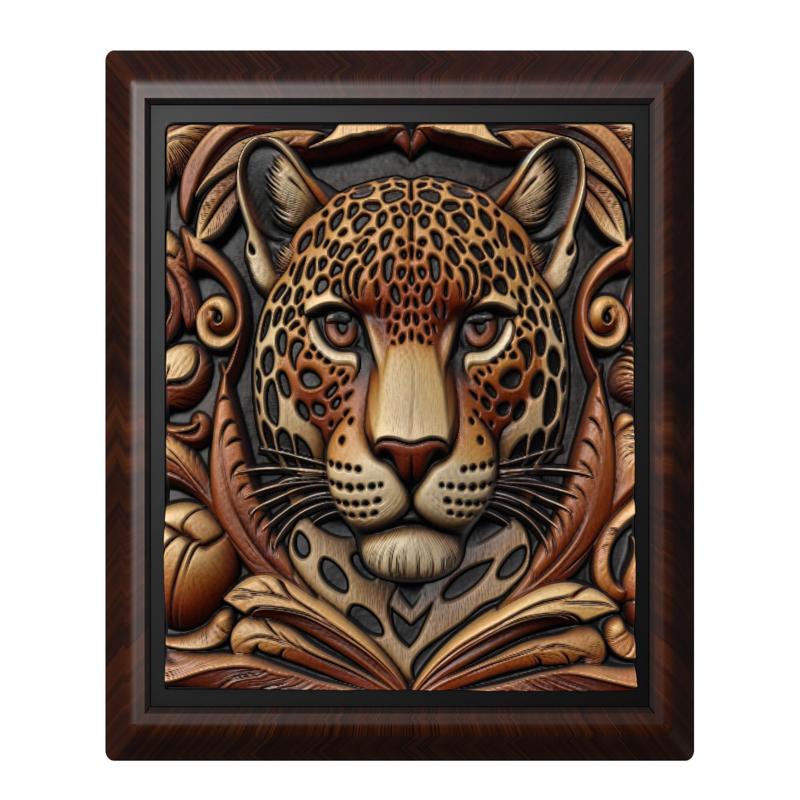 Jaguar animal wall art relief wall decor