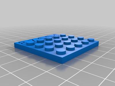 Lego Stud tolerance benchmark