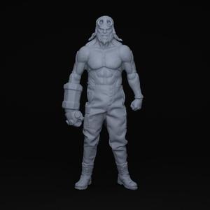 Hellboy Mezco Scan