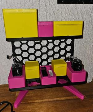 Workshop Tools- Gridfinity container with lid multi heights   