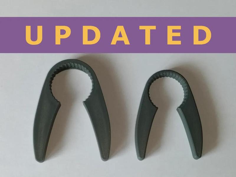 Plastic bottle opener   