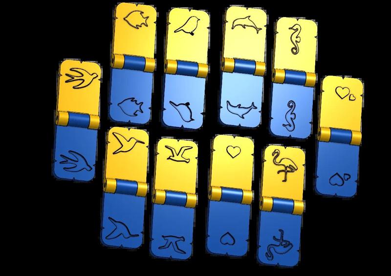 Paper embosser Hearts, Rose, Cheetah, Angelfish, Seahorse, Flamingo, Bird, Hummingbird, Swallow bird, Seagull, Dolphin, Clover   