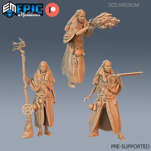 Swamp Hag Set ‧ DnD Miniature ‧ Tabletop Miniatures ‧ Gaming Monster ‧ 3D Model ‧ RPG ‧ DnDminis ‧ STL FILE