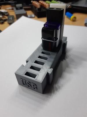 Modular USB holder