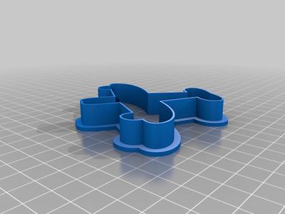 Airplane cookie cutter top