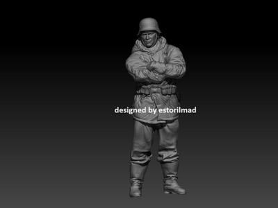 WW2 GERMAN SOLDIER WINTER STALINGRAD v2