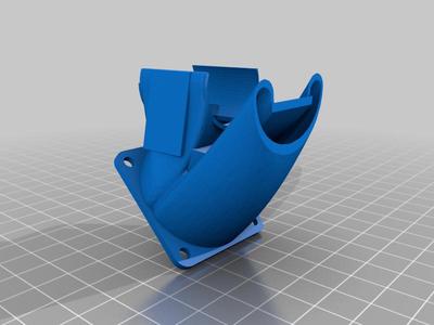 Titan Aero/ Th3d Tough Extruder Dual Fan Mount