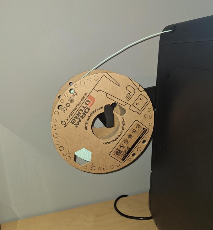 qidi q1 pro rev2 & rev 3 spool holder with ptfe 