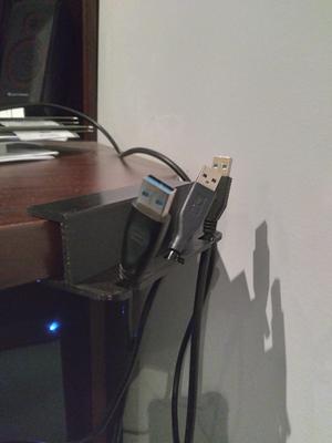Cable organizer for 3 cables