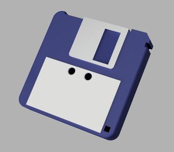 3.5-in Floppy Button