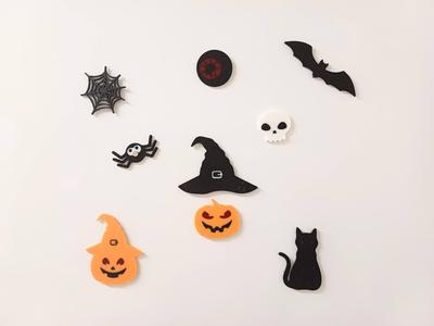 Halloween fridge magnets set