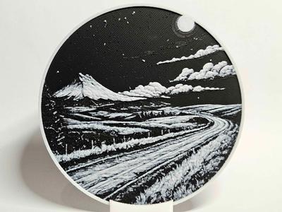 Road at Night - Coaster