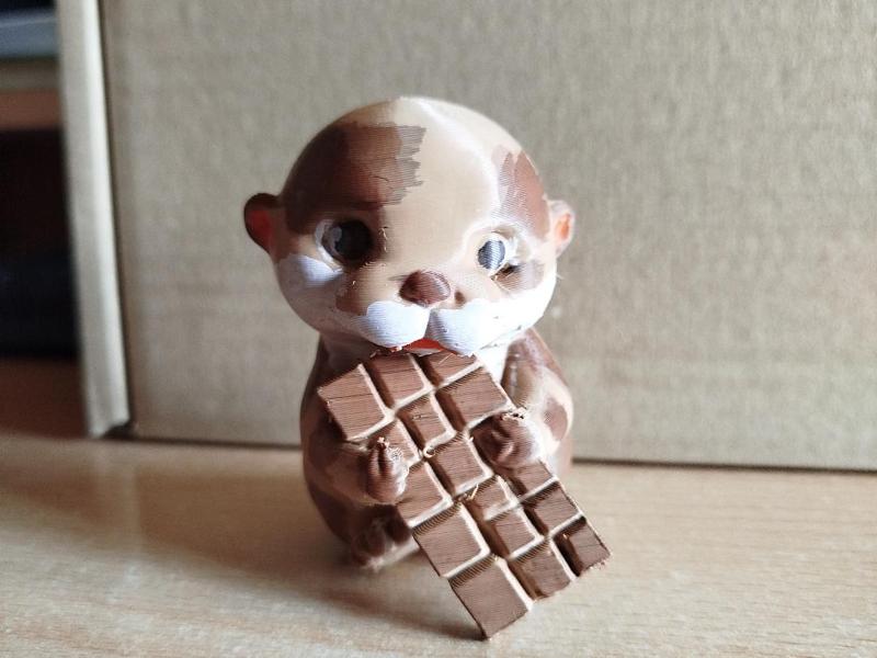 Otter chocolae cute