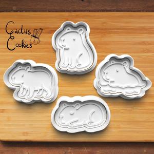 Capybara Cookie Cutter set 0924