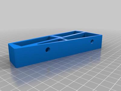 Pedal board left side for 2.5 x 0.75 inch boards
