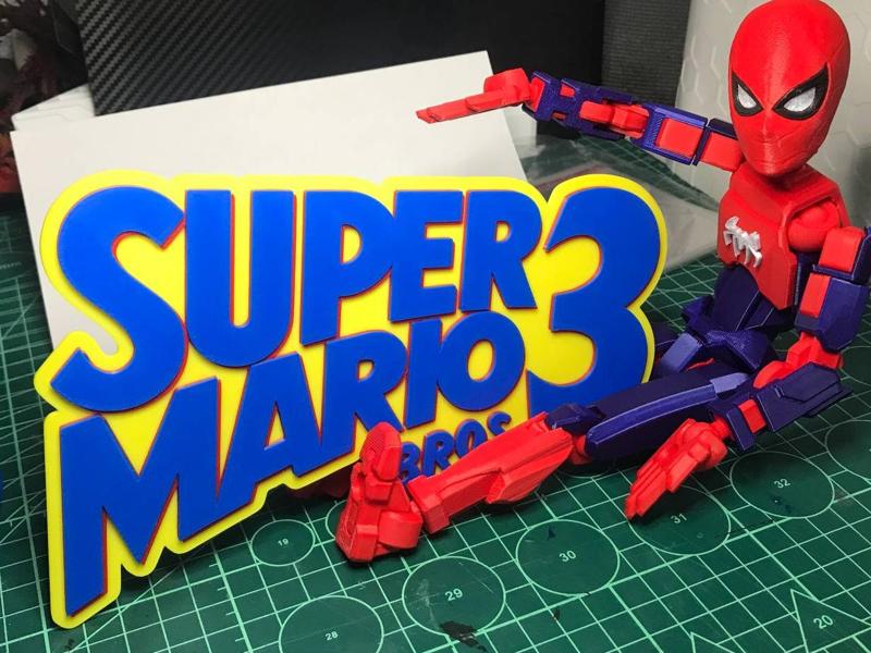 Super Mario Bros 3 Logo Sign (AMS and NO AMS)