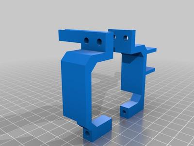 Ender 5 Micro Swiss DD Extruder wire and bowden support