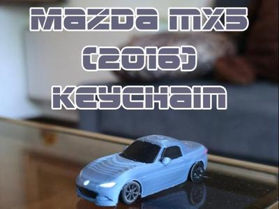 Mazda MX5 (2016) Keychain (working wheels)