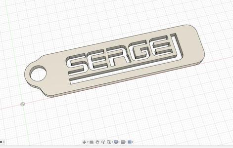 Key Chain Name Sergej 