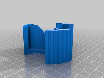 Tape holder replacement for tape dispenser gun