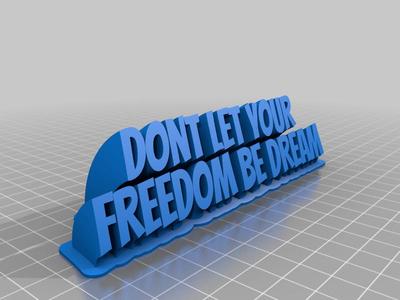 Nano - Dont let your freedom be dream