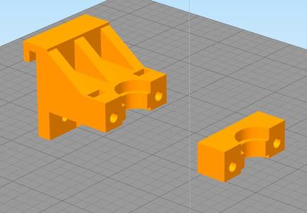 Suporte Hotend E3D V6 Titan Tevo Tarantula Pro