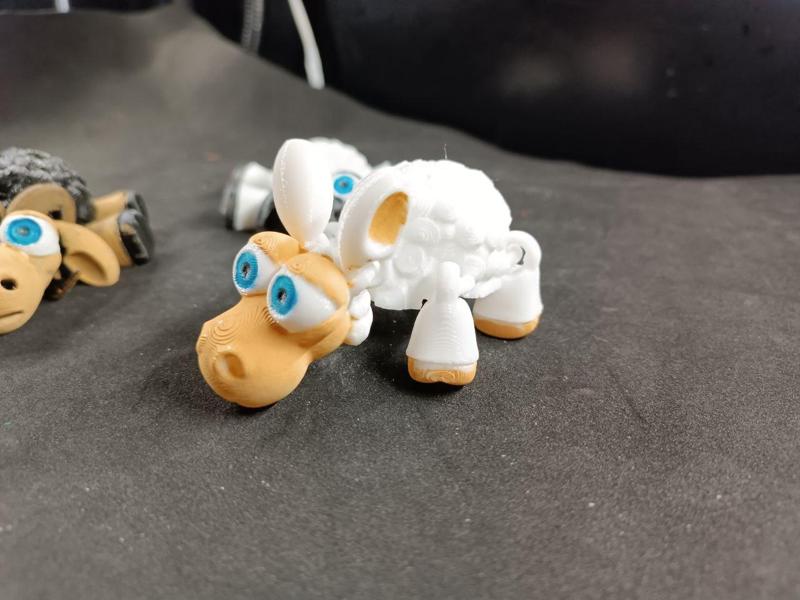 CUTE FLEXI PRINT-IN-PLACE SHEEP AND RAM