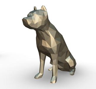 pit bull figure